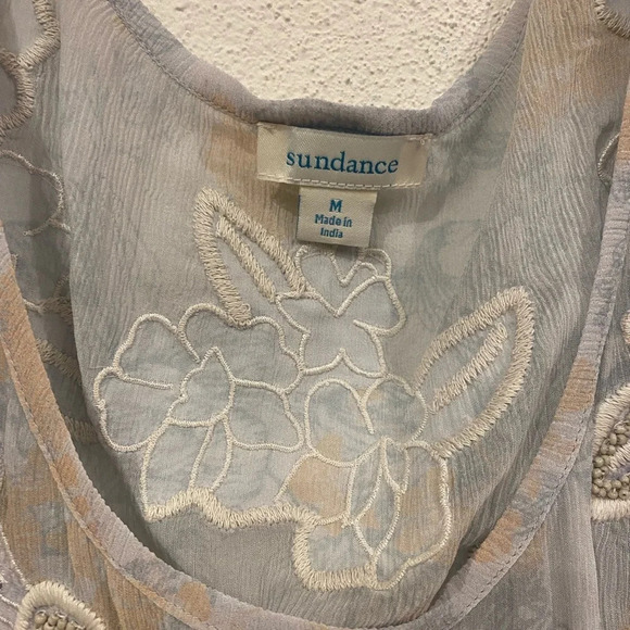 Sundance Moonshadow Beaded Floral Dress Size Medium EUC - Picture 4 of 5